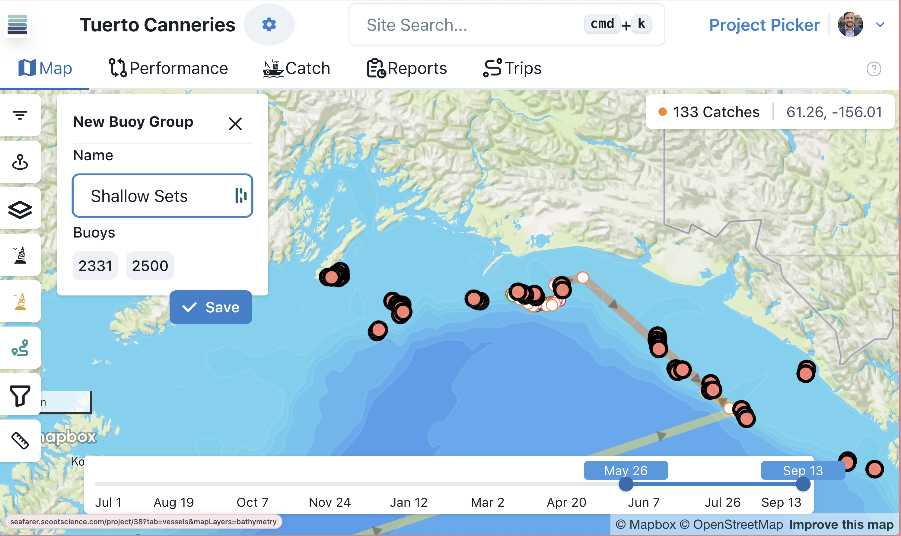 buoy group creation page