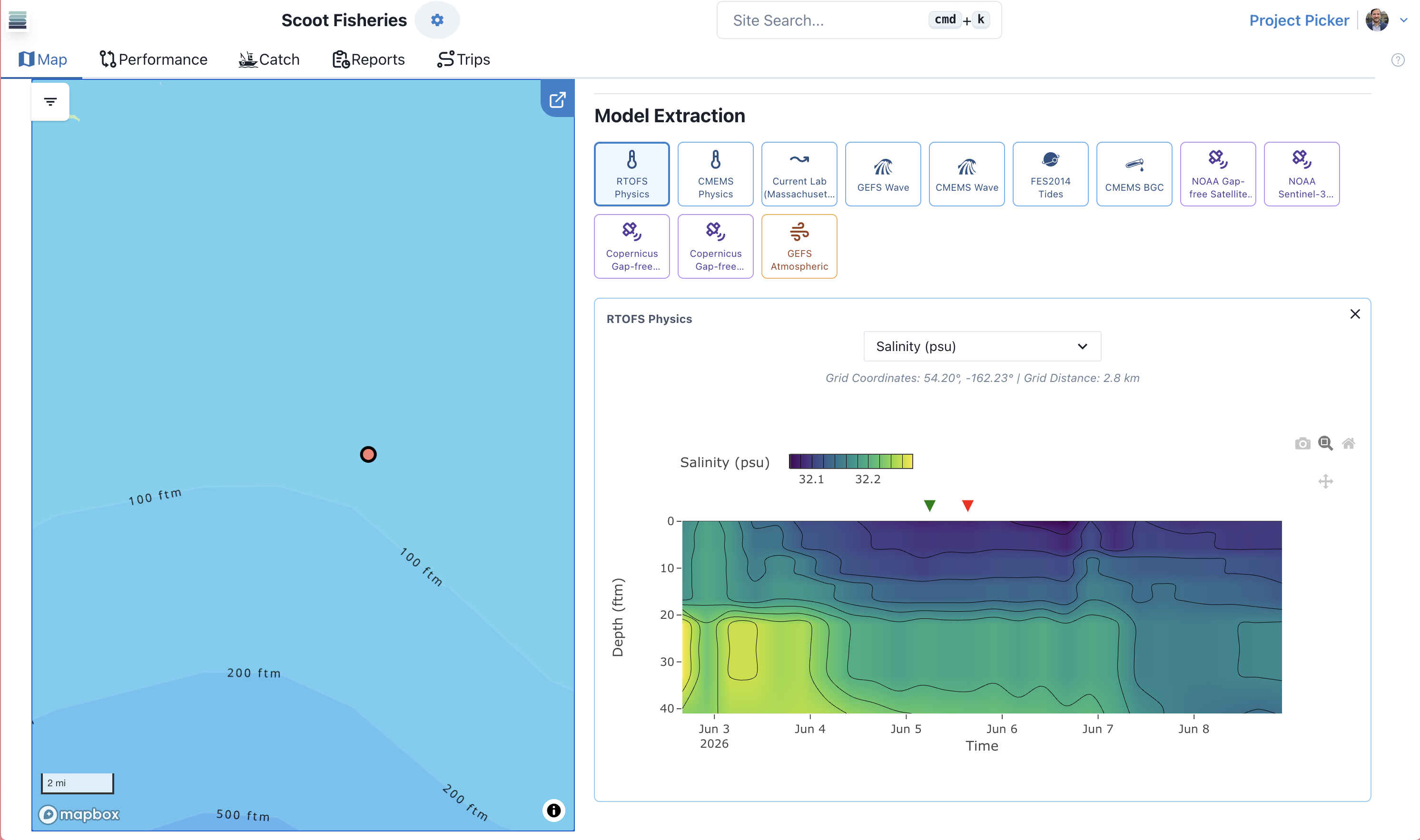 Screenshot placeholder: catch log export